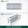 Smiry Shoe Rack, 2 Tier Bamboo Shoe Organizer, Stackable Free