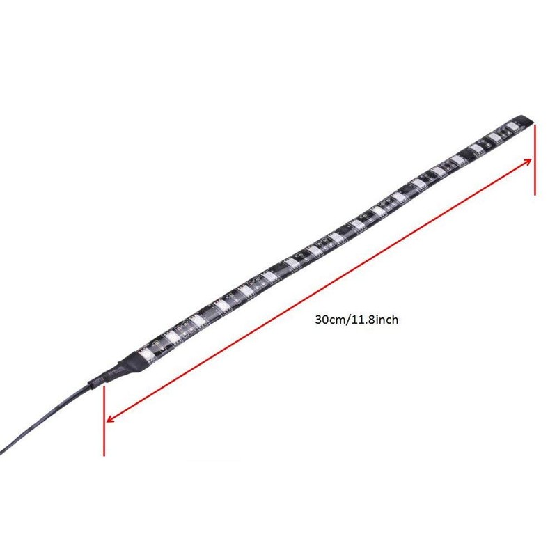 Miheal LED Light Strip Computer Lighting Red, Magnetic, Molex Connector,