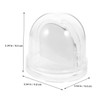 CORHAD Snow Globe Photo Frame Snow Globe Display for Sublimation