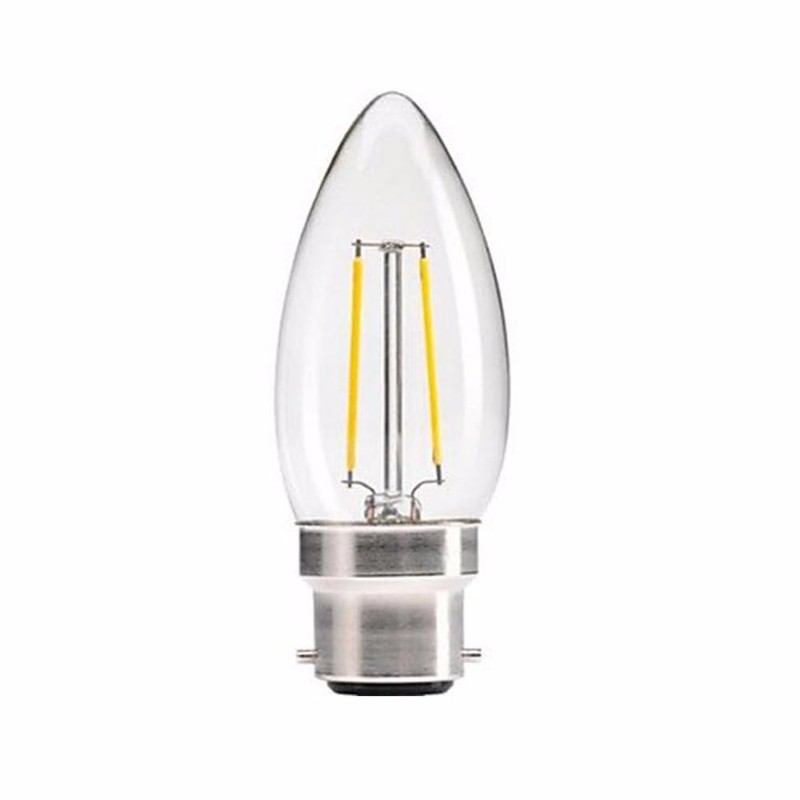 MaoTopCom C35 Chandelier Light Bulb, B22 LED Candelabra Bulb Dimmable
