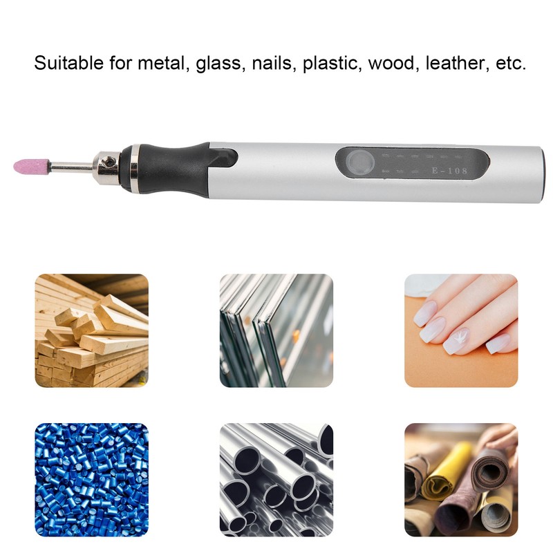 Electric Micro Engraver Pen Mini DIY Vibro Engraving Tool Kit
