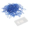 100pcs Blue Birds Paper Clips Creatively Cute Plated Metal Bookmark