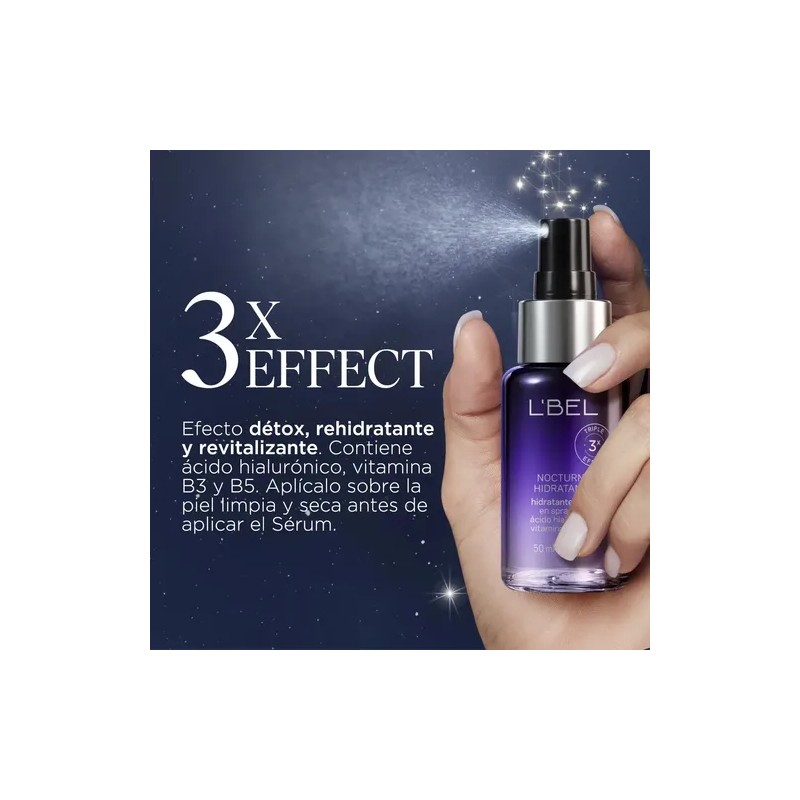 Set Tratamiento Facial Nocturne Serum De Lbel (4productos)
