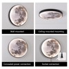 RRDEFSD 3D Moon LED Wall Lamp Modern Art Deco Lighting,