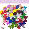 AOUXSEEM 50 Set【Random Colors】 Bows Making Kit for Beginners, Pre