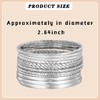 JJJDreams 20 Pieces Engraved Alloy Bangles for Women, Bracelet Set,