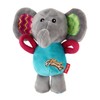 GiGwi (GiGwi) Dog Toy, Plush Friends Puffy Animal Elephant