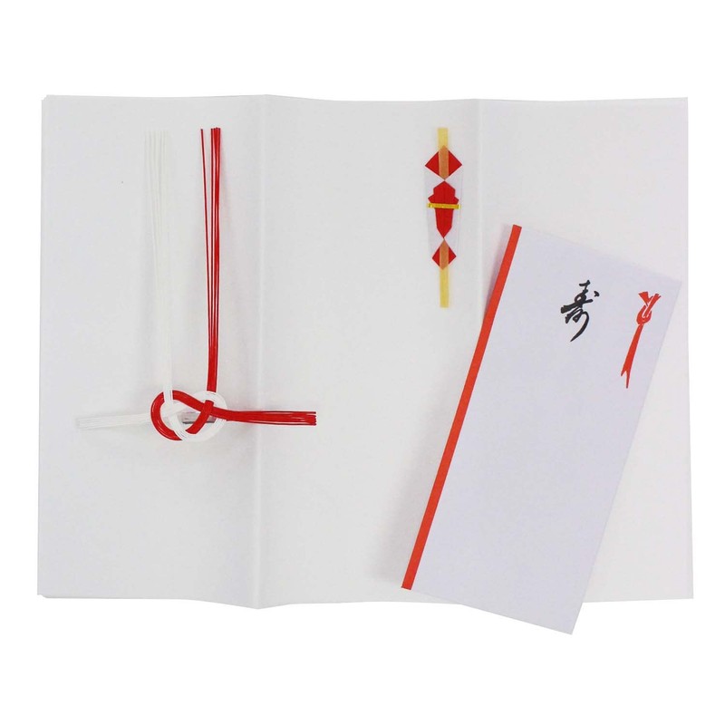 Suzuki Shikko Festival Bag, Married and Wife Paper, Red and