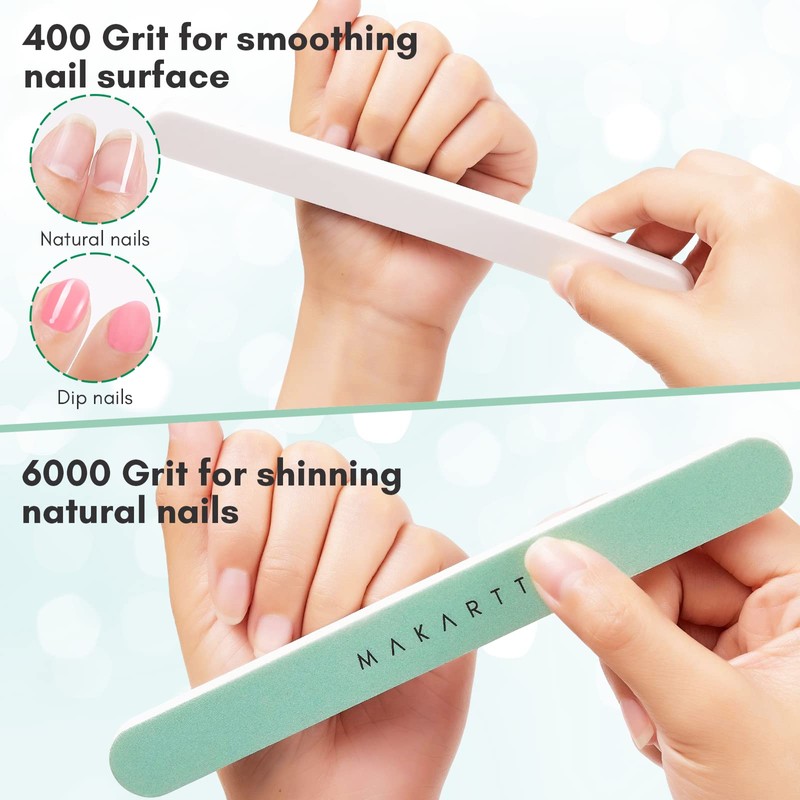 Makartt Nail Buffer Block 10pcs Nail Buffer and Shine Kit