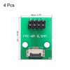 QUARKZMAN 4pcs FFC FPC Connector Board 8 Pin 0.5mm Female