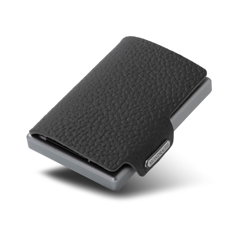 Mondraghi® Mini Wallet. Ultralight Wallet with Grain Leather. Small Wallet