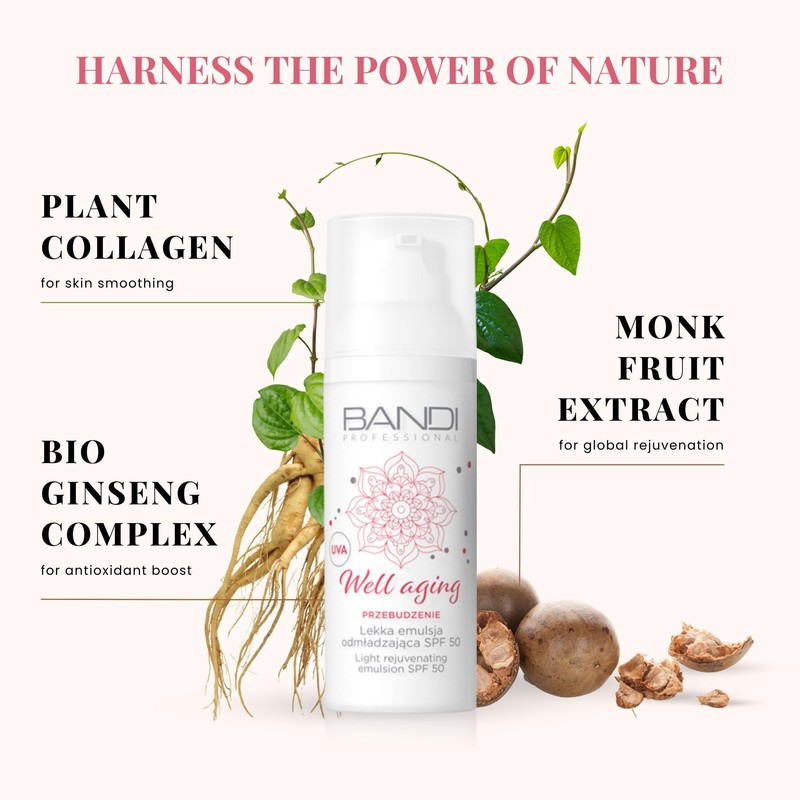Rejuvenating Emulsion Face Cream SPF 50 - Skin Renewal for
