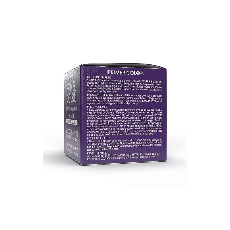 Aditivo Color Para Tinte Cobertura Canas Loquay 12 Sobres