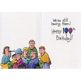 Best Thing About Birthdays: 100th - Oatmeal Studios Funny Birthday Card
