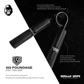 Gorilla Grips Hand Strength Grippers - 150 LB - Brand New