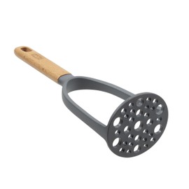 RESTO 94204 Potato Masher Robust Heat Resistant Kitchen Utensil for the Perfect Mashed Potatoes with Wood-like Soft Touch Handle