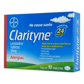 Clarityne Tableta 10 Mg, 10 Tabletas