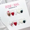 Edition 3D embo handmade nail tip - short oval /