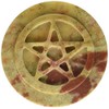 Soapstone Pentacle Altar Tile