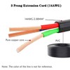 NEWNEWLIU 4.9-Feet Extension Cord with Waterproof On-Off Switch,AC 20A-125V,16A-250V with