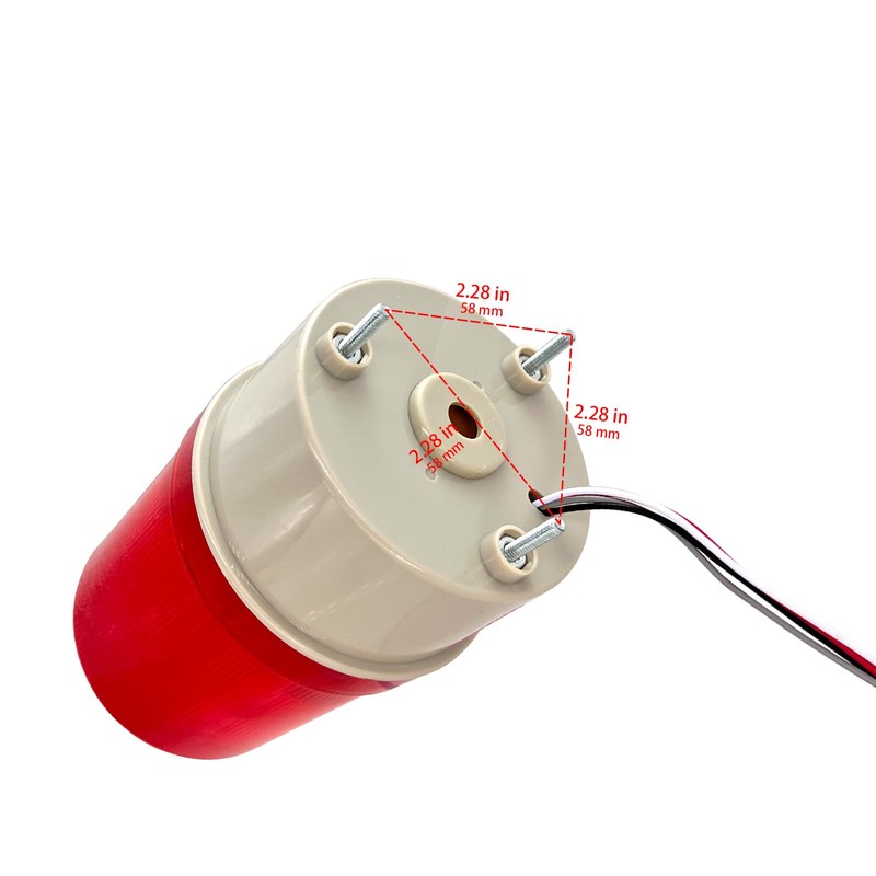 SFOCFWH Industrial LED Rotating Strobe Beacon Warning Lights, Electrical Revolving