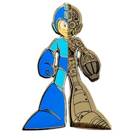 Zen Monkey Studios' Mega Man's Endoskeleton - Mega Man Classic Enamel Pin