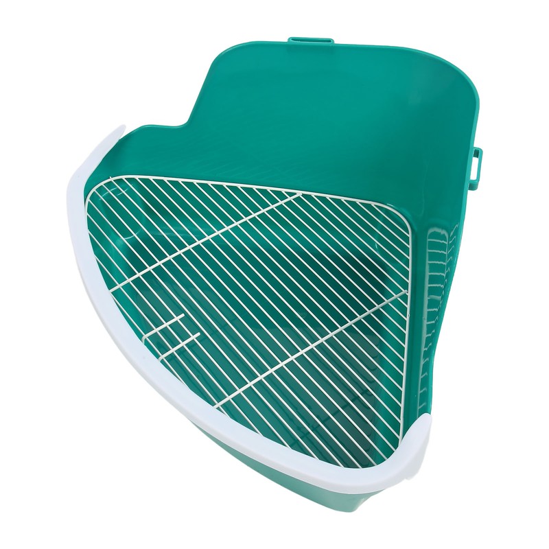 Small Animal Litter Box Fanshaped Rabbit Corner Toilet Box Potty