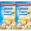 Pompadour Chamomile Flower Herbal Tea, 20 TB, Set of 2,