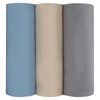 Baby Muslin Swaddle Blankets for Boys and Girls, 3-Pack Soft