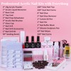 Acrylic Nail Kit with Drill: 20g Clear White Pink Acrylic