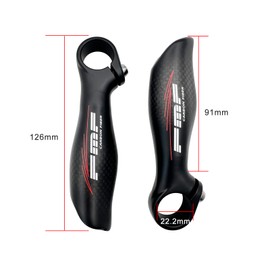 UPANBIKE MTB Bike Bicycle Carbon Fiber Bar Ends 22.2mm 7/8" (One Pair)