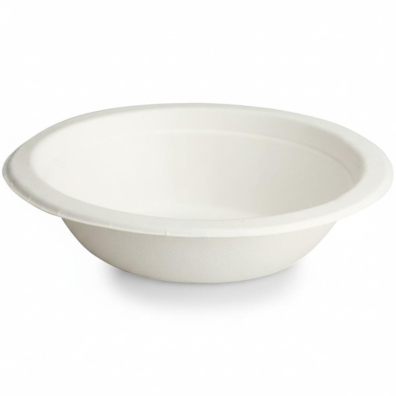 2you 50 x Bagasse Bowls - Disposable Paper Food Bowls