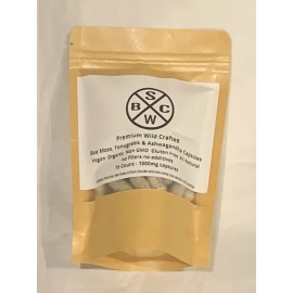 BCSW Mens Blend- Sea Moss,Fenugreek & Ashwagandha Capsules 2000mg Dr Sebi made