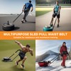 Bilbear Sled Pulling Belt,Adjustable Sled Training Waist Belt,Belt for Pulling,Weight