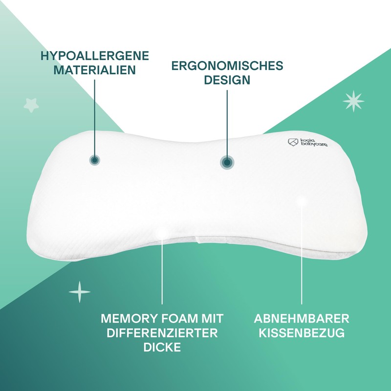 Orthopaedic Baby Pillow It Prevent Plagiocephaly - Koala Babycare® -