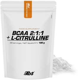 BCAA 2:1:1: + L-CITRULLIN * 30 Servings / Powder 180g * Supply of L-Citrulline that Potentiates the Effect of BCAA *