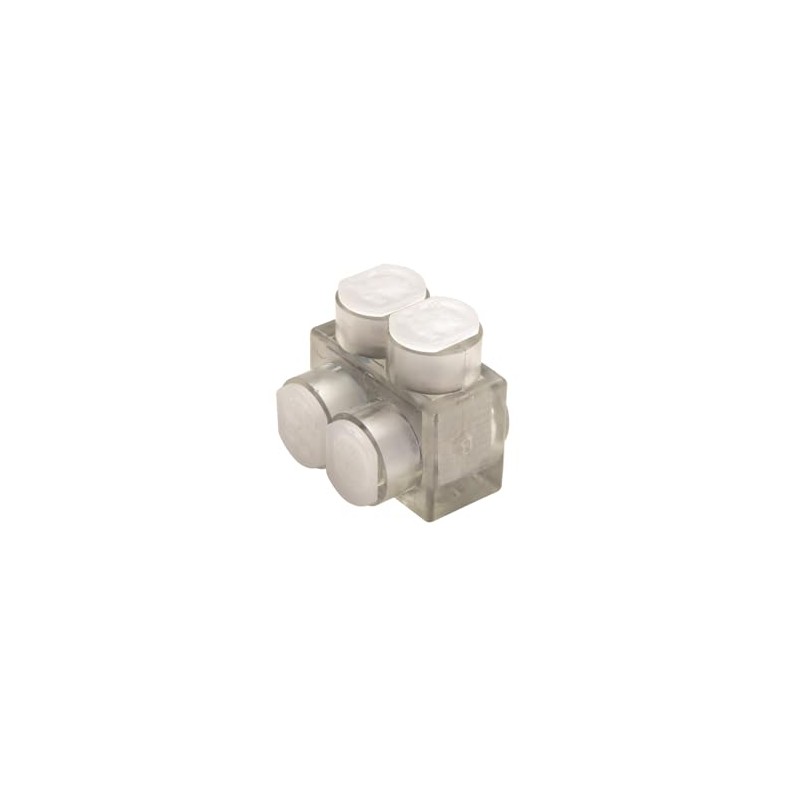Burndy BIT2/0 Unitap Clear Insulated Multiple Tap Connector, #14-2/0 AWG/kcmil