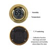 Insert Digital Hygrometer Round Cigar Box High Accuracy Electronic Temperature