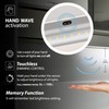 EShine White Finish 3 12 inch Panels LED Dimmable Under