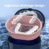 Denture Bath Box Cup Large Space Easy to Clean PP