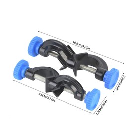 2Pcs Clamp Holder, Aluminum Sprayed Cross Heads Stand Clamp Holder for Laboratory