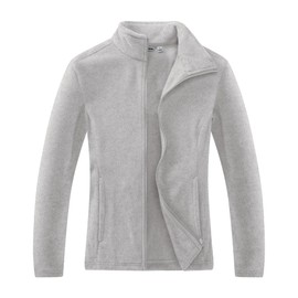 Outdoor Ventures Women's Lightweight Warm Zip Up Long-Sleeve Soft Polar Fleece Jacket for Fall Winter