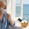 Shave Brush and Bowl,Comfortable Handle Men Shaving Brush | Reusable