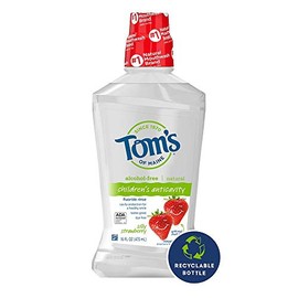 Tom's of Maine Tom's of Maine Children's Anticavity Fluoride Rinse Mouthwash, Silly Strawberry, 16 oz. 3-Pack