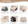 KinCam Recliner Covers, Stretch Reclining Chair Covers, Recliner Sofa Slipcovers