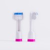 Triple Bristle Replacement Brush Head Refills | Innovative 3 Sided