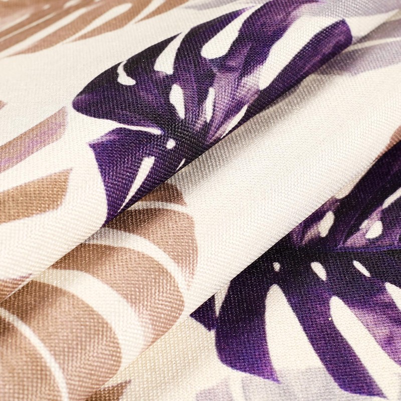 Table Runner Brown Turtle Leaf Table Runner Modern Living Room