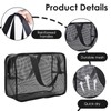 Adorila 2 Pack Travel Mesh Shower Caddy Portable Bag, Shower