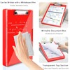 Clipboard with Storage,Heavy Duty Clip Boards 8.5x11 with 2 Storage