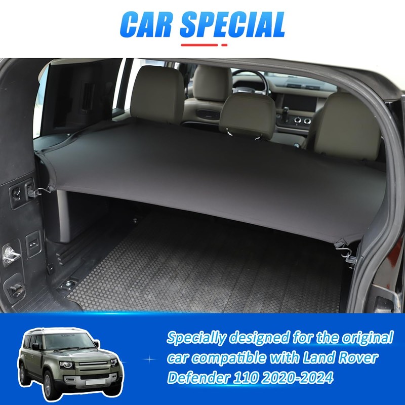 Trunk Cargo Cover for Land Rover Defender 110 2020-2025 Cargo
